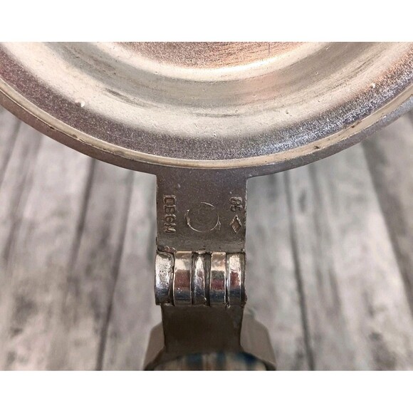 Vintage Gerz W Germany Lidded Beer Stein Cobalt Blue Lion Relief Stoneware... - Picture 8 of 11